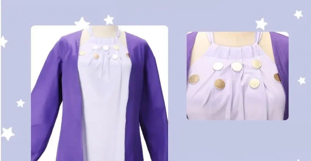 Nico Robin Purple Cosplay Dress - One Piece Costume for Halloween & Parties