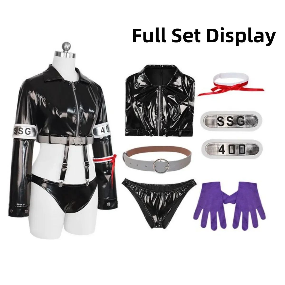 Nico Robin Cosplay Leather Shorts Set