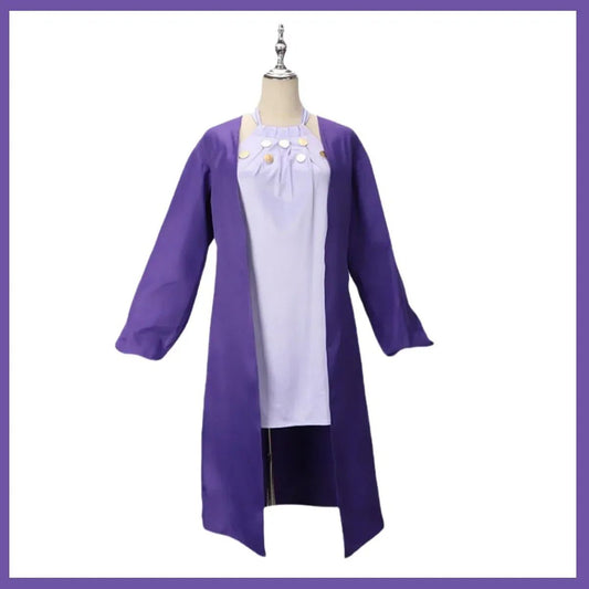 Nico Robin Purple Cosplay Dress - One Piece Costume for Halloween & Parties