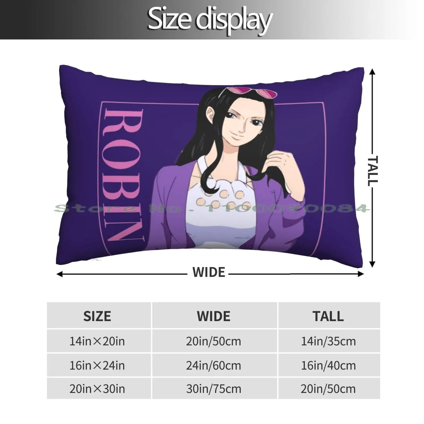 Nico Robin Pillow Case 20x30 50*75 Sofa Bedroom Japanese Style Pink Maneki Neko Anime Lucky Cats Kitten Kitty Sakura Cute