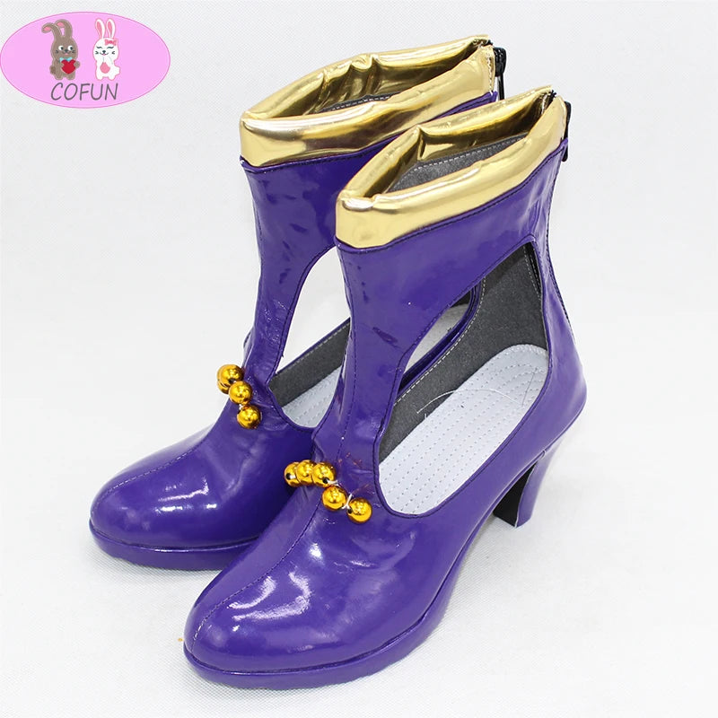 COFUN Anime One Piece Nico Robin Cosplay Shoes Boots Custom-made