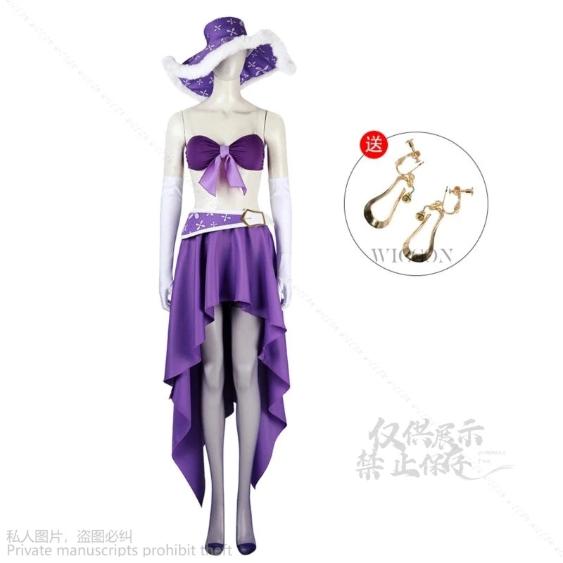 Anime Cosplay Costume Dress Outfits Nico Robin Cosplay Custom Glasses Party Wig Suit Costumes For Girl Halloween Lolita Suit