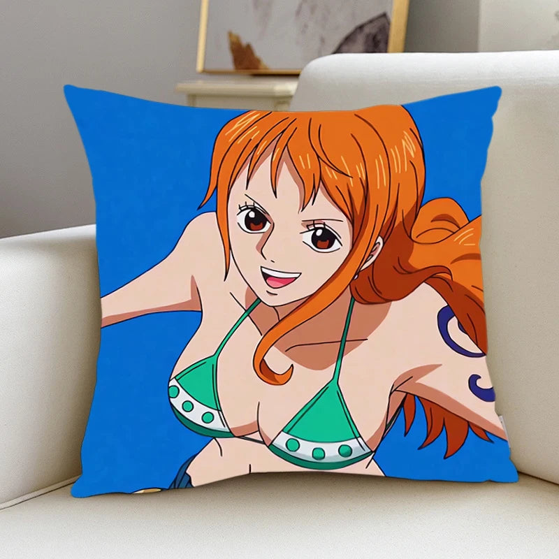 Pillow Cover N-Nami N-Nico·Robins room bedroomo office coffee shop car Dakimakura Throw Pillows iving room Pillowcase Home Decor