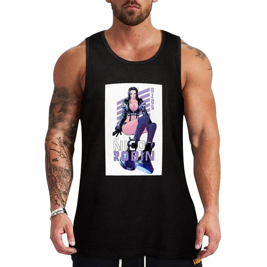 Nico Robin (Egghead Arc) Tank Top singlet for men mens gym clothes