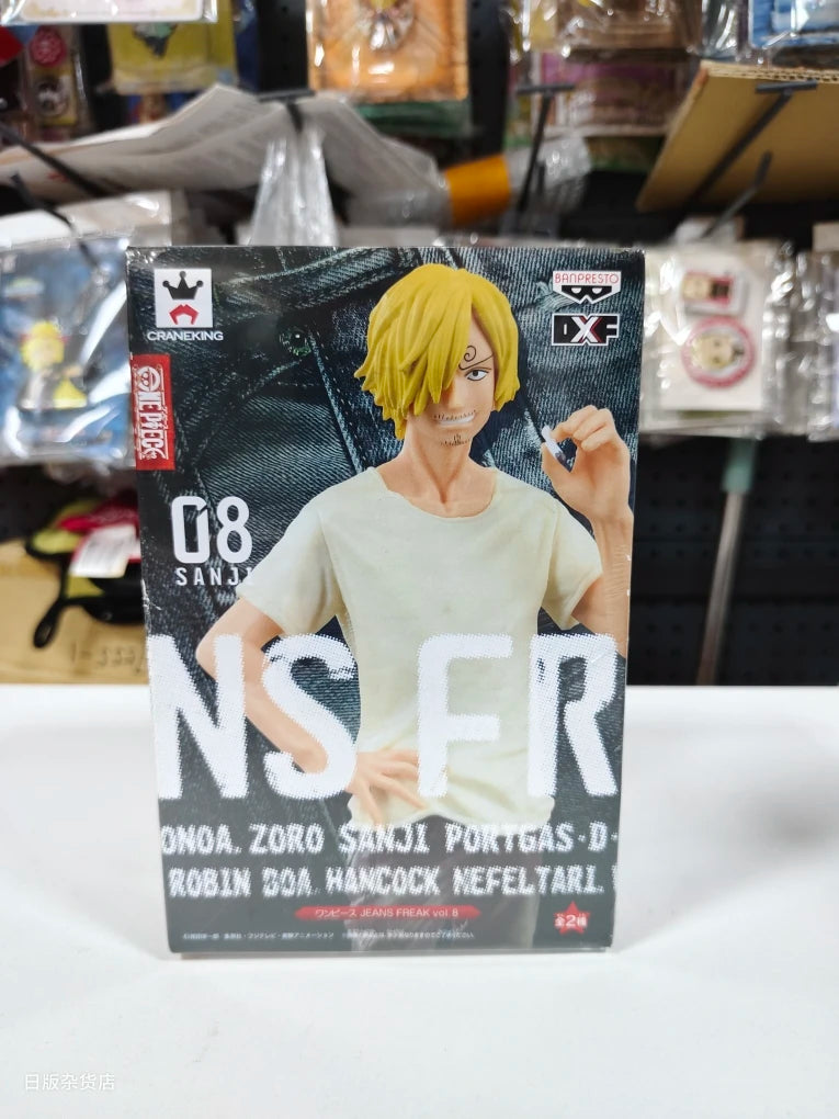 Bandai Anime One Piece DXF JEANS Jeans Perona Rebecca Nico Robin Portgas D Ace Luffy Zoro Sanji Special From Figure Model Toys