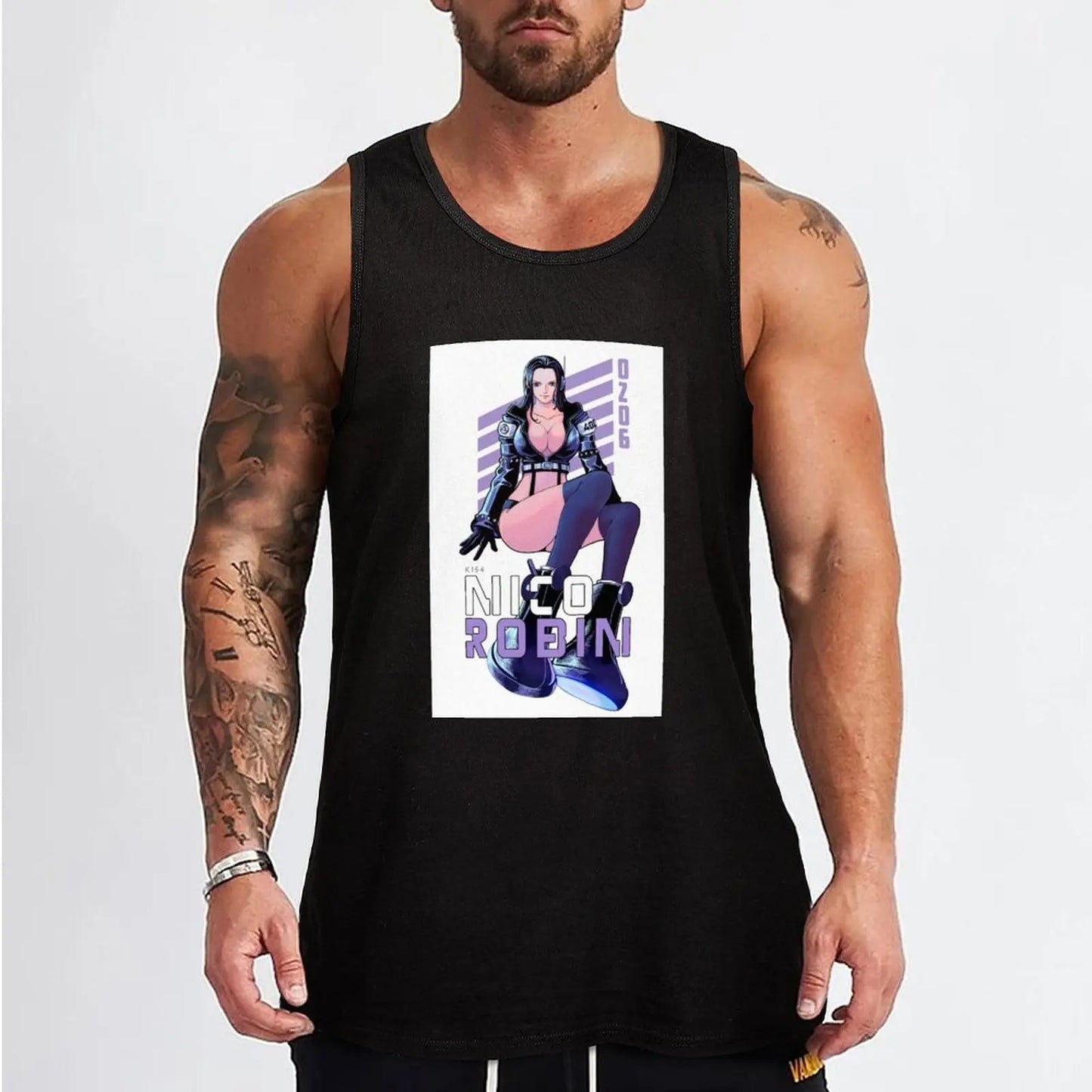 Nico Robin (Egghead Arc) Tank Top singlet for men mens gym clothes