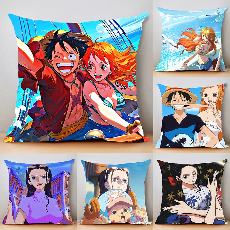 Pillow Cover N-Nami N-Nico·Robins room bedroomo office coffee shop car Dakimakura Throw Pillows iving room Pillowcase Home Decor