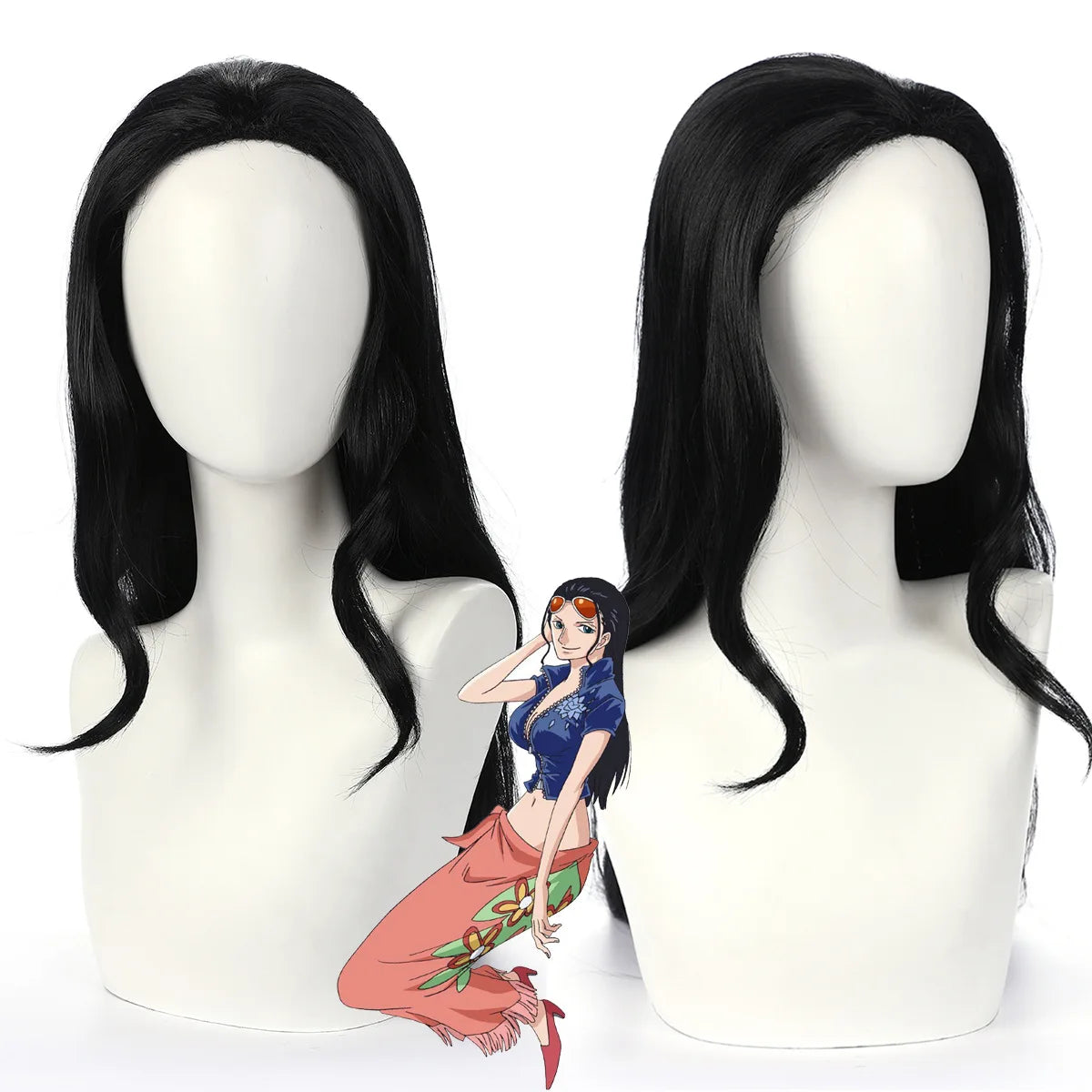 Anime Nico Robin Miss Allsunday Cosplay Costume Wig Adult Sexy Woman Coat Skirt Hallowen Two Years Later Uniform Suit