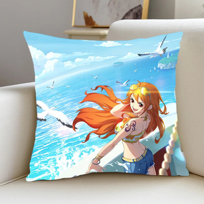 Pillow Cover N-Nami N-Nico·Robins room bedroomo office coffee shop car Dakimakura Throw Pillows iving room Pillowcase Home Decor