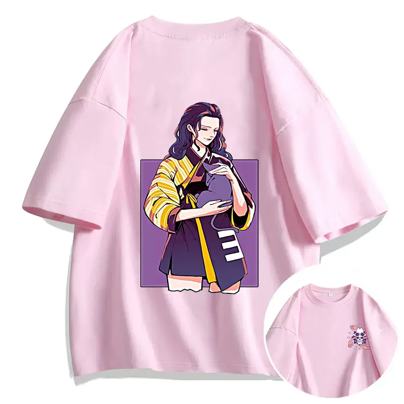 Anime ONE PIECE T-shirt Nico Robin Printed T-shirt Leisure Sports Street Men's and Women's T-shirt