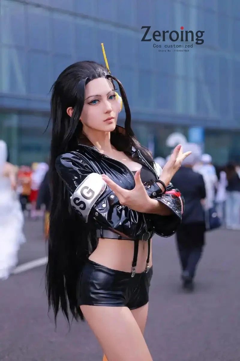 Anime Nico Robin Cosplay PU Costume Customized Halloween