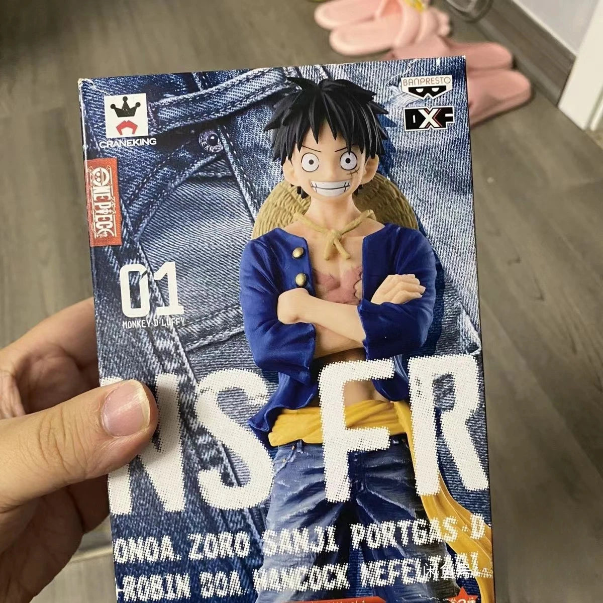 Bandai Anime One Piece DXF JEANS Jeans Perona Rebecca Nico Robin Portgas D Ace Luffy Zoro Sanji Special From Figure Model Toys