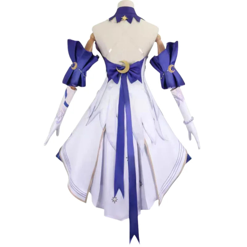 Robin Cosplay Costumes Comic Game Character Costume Halloween Long-Sleeved Dresses Costume Honkai Star RaiI GW064