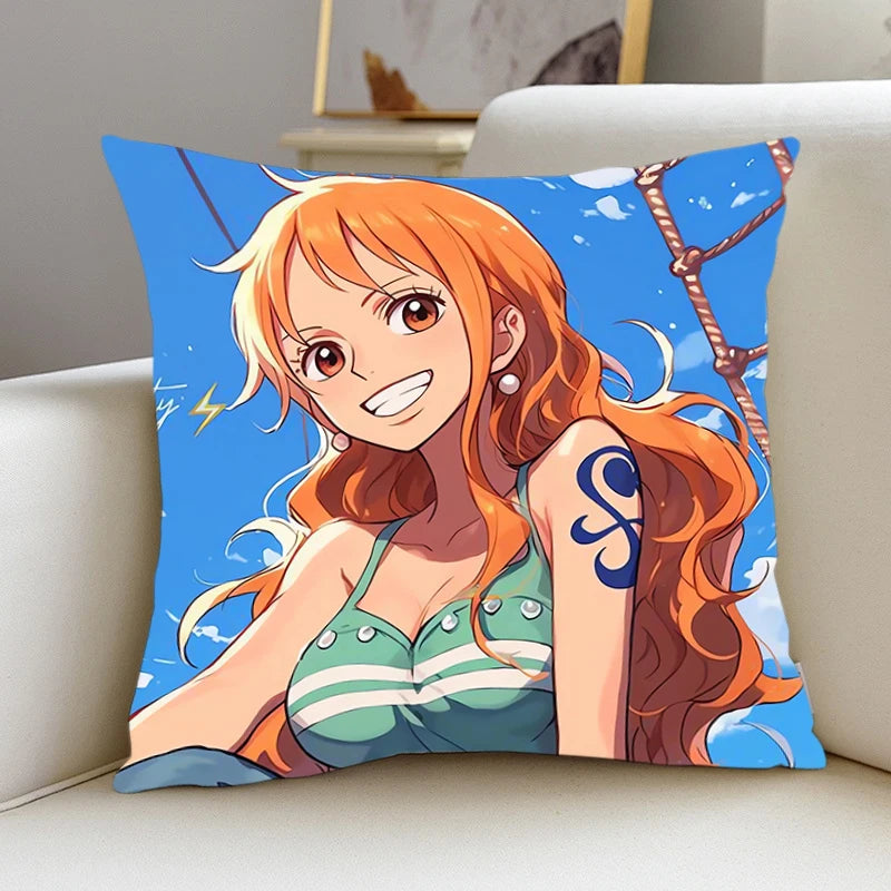 Pillow Cover N-Nami N-Nico·Robins room bedroomo office coffee shop car Dakimakura Throw Pillows iving room Pillowcase Home Decor