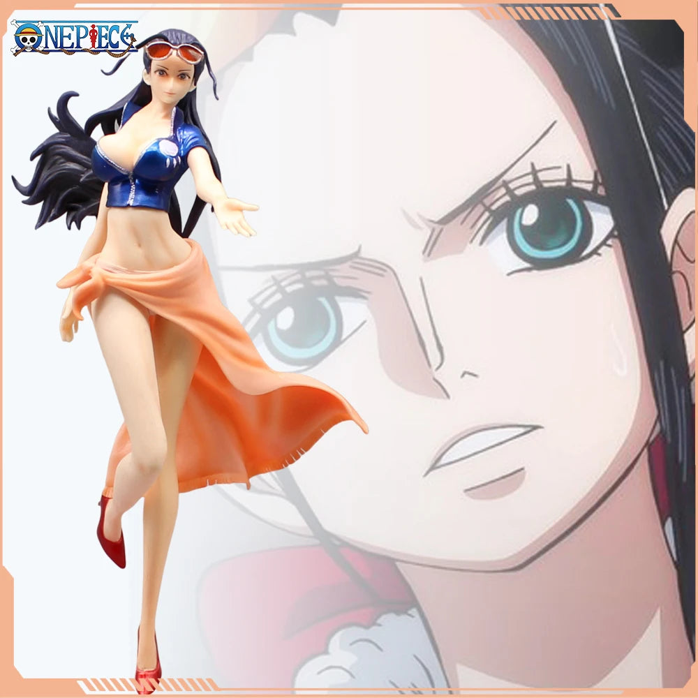 One Piece Anime Figures Nico Robin Figurine Hot Girl Robin Statue 26cm Pvc Model Collection Desktop Decoration Kids Toys Gifts