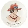 Bandai One Piece Monkey D. Luffy Nico·Robin Ichiban KUJI Anime Figure Ceramic Plate Sauce Dish Tableware Creative Cute Cartoon